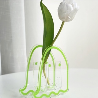Hộp bút hình gấu trong suốt cute trang trí để bàn tiện dụng