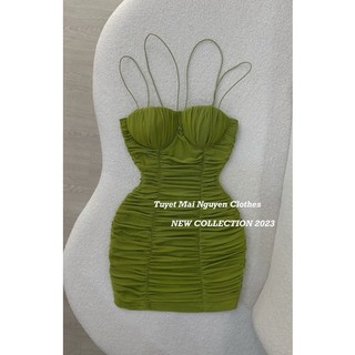 Đầm Body dây bún mẫu mới 2023- hình thật chính chủ