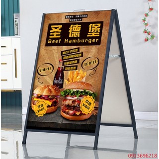 Khung sắt standee ngoài trời , trong nhà, kích thước 80 x 120cm