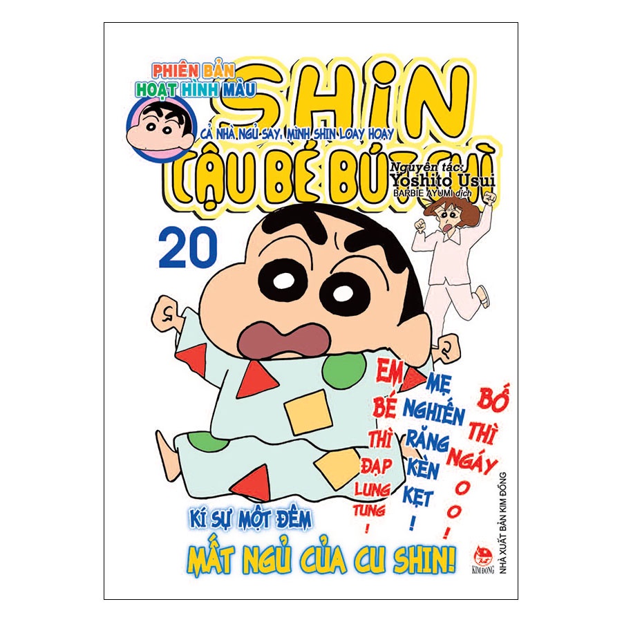 Sách - Shin - Cậu Bé Bút Chì - Hoạt Hình Màu - Tập 20