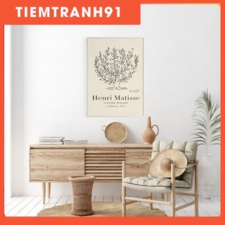 Tranh Canvas Cao Cấp | Tranh Matisse Tree Exhibition Poster, Matisse Poster, Printable Wall Art, Abstract Art Print