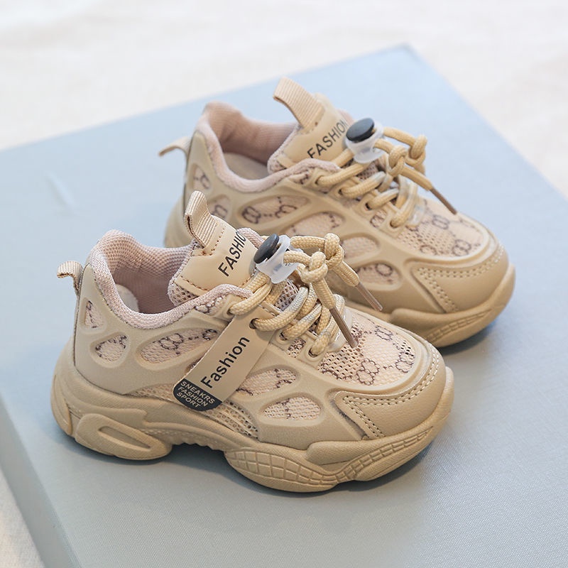 Giày Thể Thao Cho Bé Trai Bé Gái Từ 4 - 12 Tuổi Vải Lưới Thoáng Khí Kháng Khuẩn êm chân Năng Động