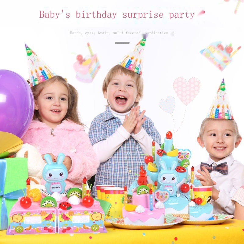 Đồ chơi trẻ em Bánh Kem / Trái Cây / Lát / Rau Củ / Món Quà Sinh Nhật Cho Bé
