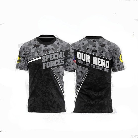 Áo Thun Vi Sợi Lực Lượng Đặc Biệt (Jersey frontliner) PASKAL police ATM GBVR