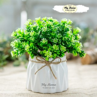 Chùm Hoa Ngâu Điểm 33 Cm - Hoa trang trí làm nền hoặc cắm tô điểm cho các loại hoa khác