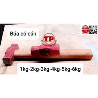 Búa thép đầu lục giác cán gỗ 1kg 1.5kg 2kg