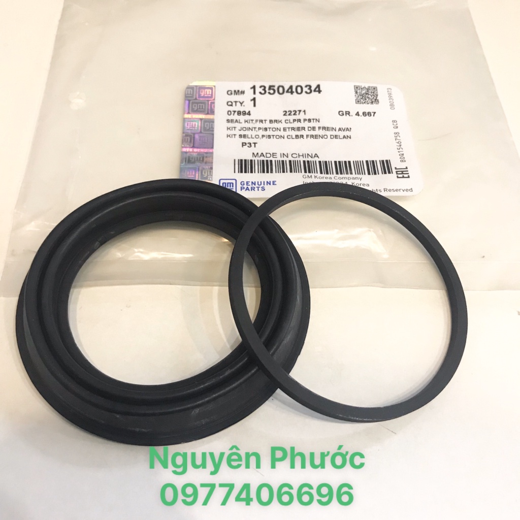 Cuppen & chụp bụi piston phanh trước / Sim phốt piston heo dầu trước - CRUZE/ LACETTI Nhập / Mã SP 13504034