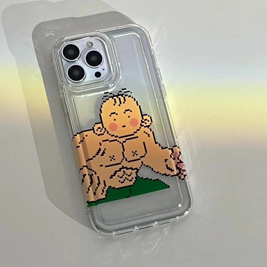 Ốp Điện Thoại TPU Dẻo Trong Suốt Họa Tiết Dễ Thương Cho IPhone 11 12 13 14 Pro Max 7 8 Plus X XS XR 6 6S SE 2020