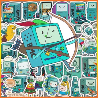 Set 50 cái Sticker BMO, Hình Dán BMO chống nước dán mũ bảo hiểm, laptop, dán xe, vali