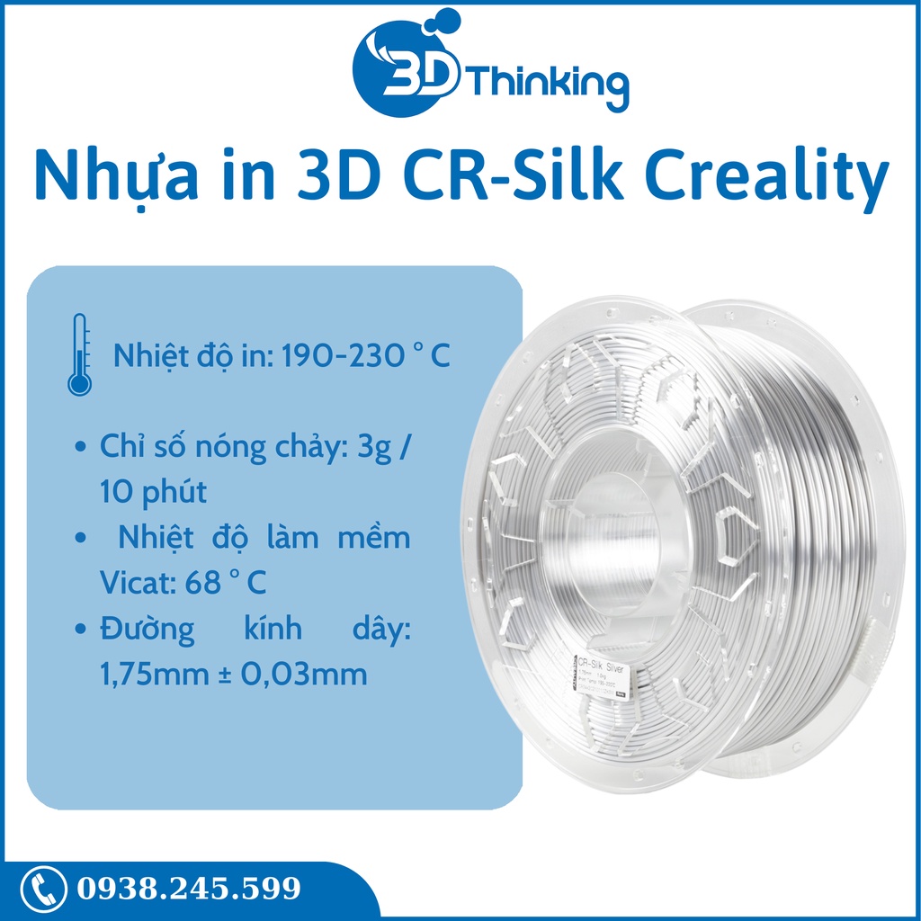 Nhựa in 3D CR-Silk Creality (Chất lượng cao )
