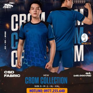 Quần Áo Thương Hiệu RIKI CROM Chất Lượng Cao Cấp, Áo Đá Bóng Không Logo - Vicsport