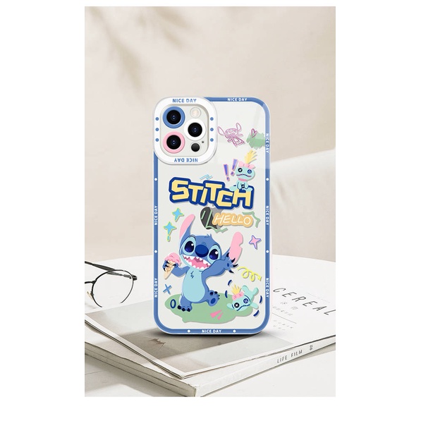 Cartoon Stitch Cute iPhone 14 Apple 13promax Phone Case 12 New 11 Transparent XR Soft Case 8P dnnL