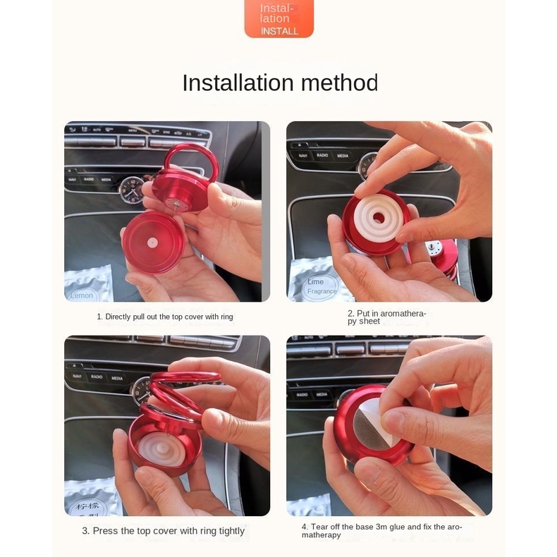 Máy Khuếch Tán Hương Thơm Xe Hơi Sử Dụng Năng Lượng Mặt Trời Hai Vòng Xoay