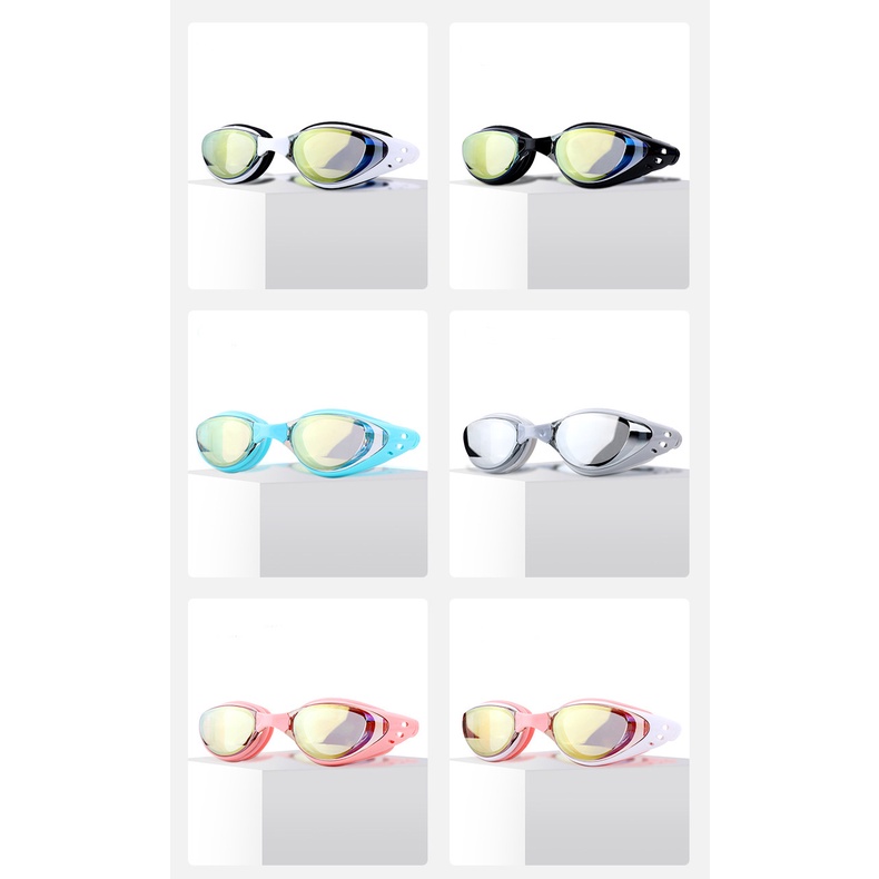 Kính Bơi Khung hd Chống Sương Mù Không Thấm Nước winmax Cho Người Lớn google goggles