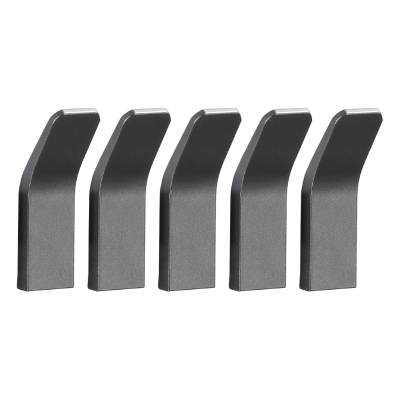 Set 5 Móc Treo Khăn Tắm Gắn Tường Bằng Nhôm Tiết Kiệm Không Gian