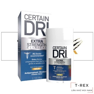 Lăn Khử Mùi Certain Dri Extra Strength Clinical Antiperspirant & Deodorant 48Gr