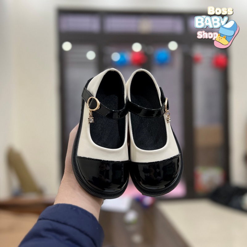 Giày búp bê bé gái vintage từ 2 tuổi đến 10 tuổi thời trang hoạt tiết đáng yêu phong cách hàn quốc