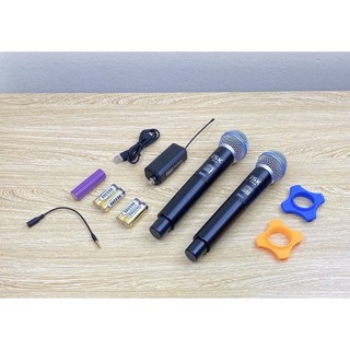 Micro không dây đôi cao cấp ISK SM58 cao cấp