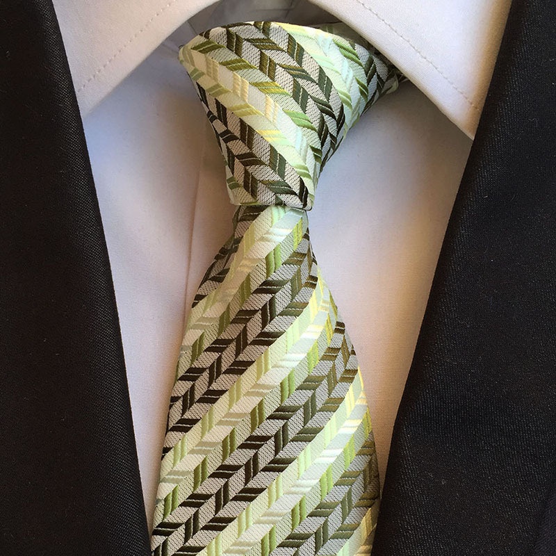 Cà vạt EFAN màu đỏ đen kẻ sọc phong cách cổ điển thời trang cho nam 8cm