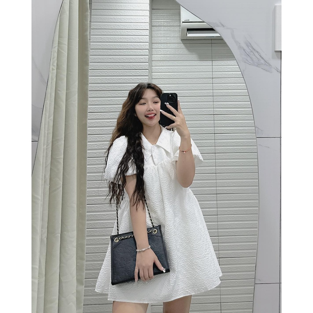 ĐÂM BABYDOLL GẤM HOA