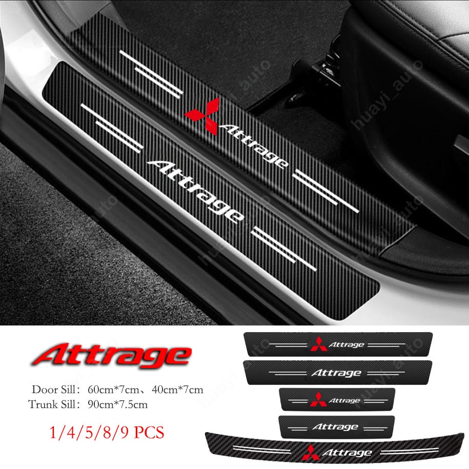 Miếng Dán Chống Trầy Không Thấm Nước Bảo Vệ Cốp Xe Hơi Mitsubishi Attrage