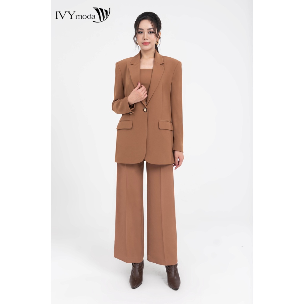 Set áo vest dáng oversize nữ IVY moda MS 67M7969