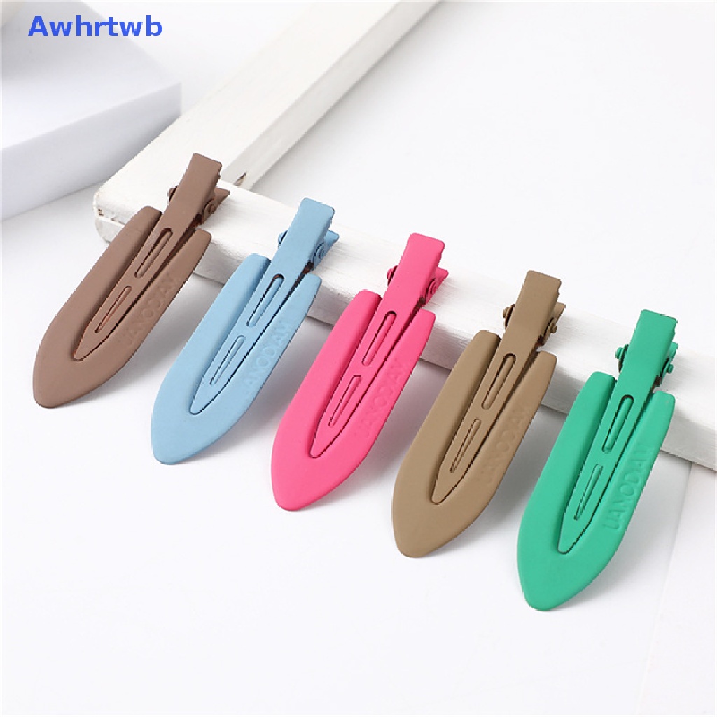 Set 2 Kẹp Tóc Không Đường May Cố Định Tóc Mái Dành Cho Nữ Mới