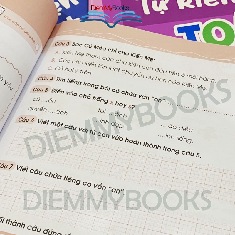 Sách Lớp 1- Đề Ôn Luyện Và Tự Kiểm Tra Tiếng Việt Lớp 1 Tập 2
