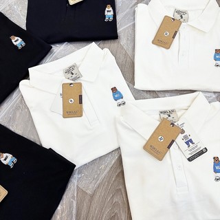 [CHAN BIGSIZE] Áo polo gấu tay ngắn basic bigsize