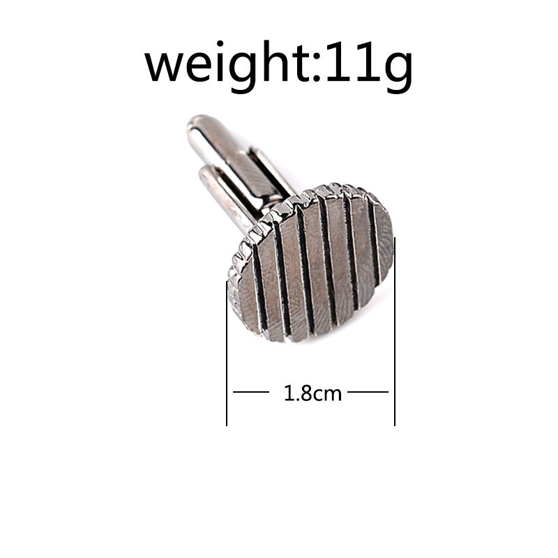 Khuy Măng Sét Tròn Thời Trang Cho Áo Sơ Mi Nam