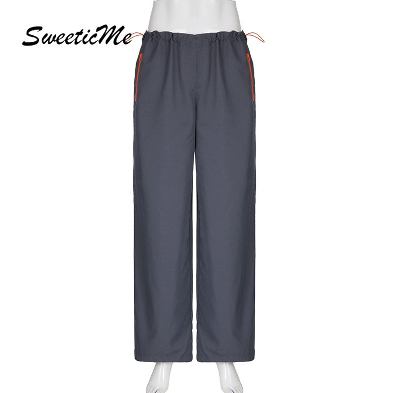 Quần Dài Lưng Cao Màu Trơn Dáng Ôm Thời Trang 2023 Cho Nữ