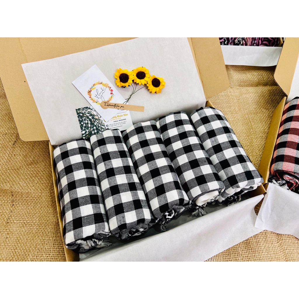 Khăn rằn campuchia vải cotton mềm mịn cao cấp