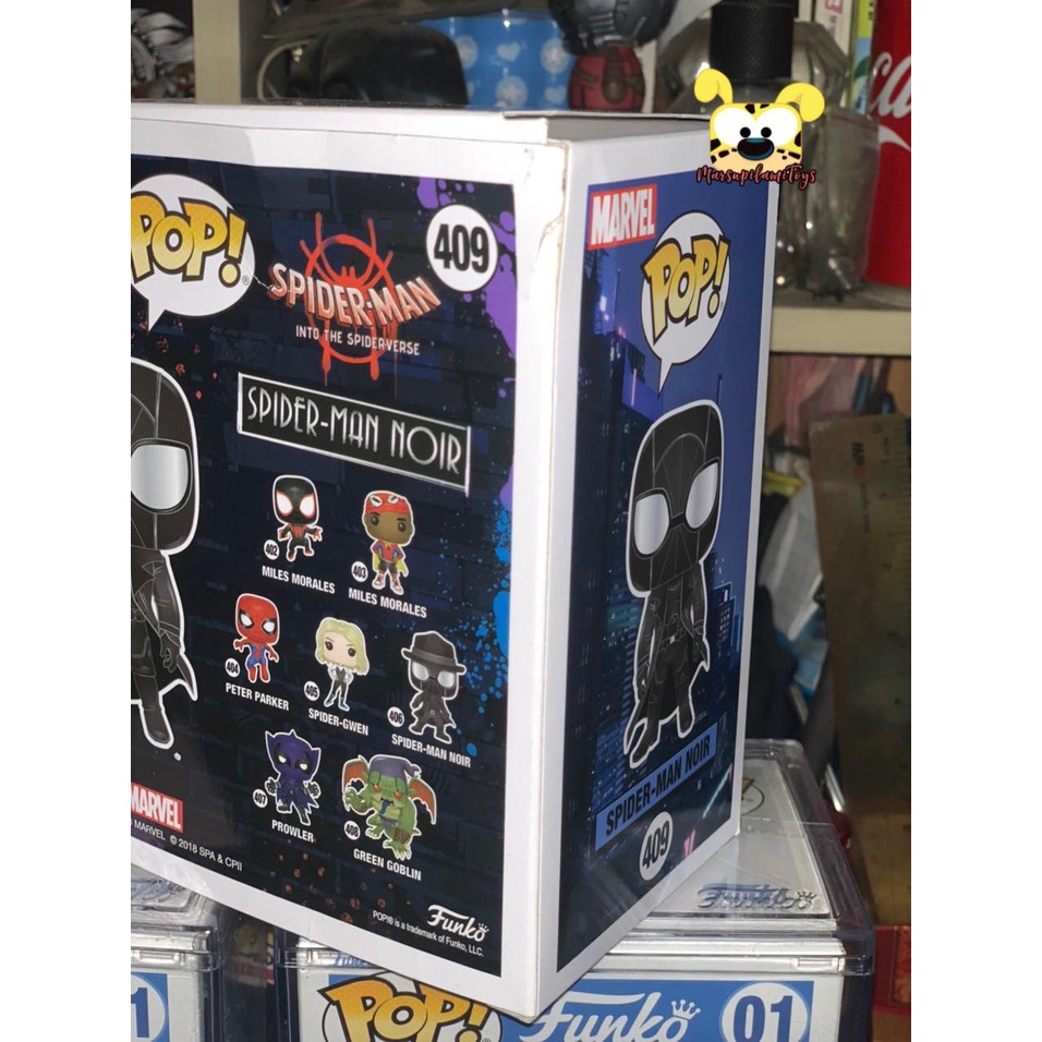 Mô Hình Funko Pop! Spider-man: Into the Spiderverse: Spider-man Noir