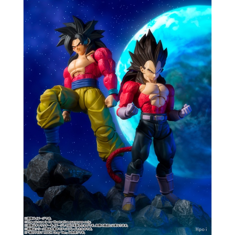 Mô Hình Đồ Chơi Nhân Vật Vegeta Son Gokuu Super Saiyan 4 Trong Phim Bảy Viên Ngọc Rồng GT S.H.Figuarts