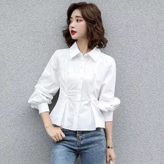Áo sơ mi tay bồng, Áo sơ mi nữ kiểu công sở dài tay