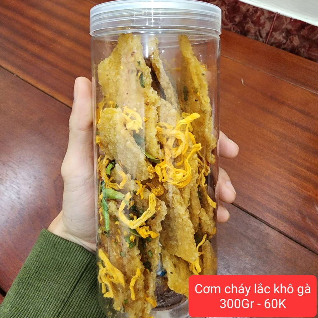 Cơm cháy lắc khô gà 300GR Ăn Vặt Panda Pẻn