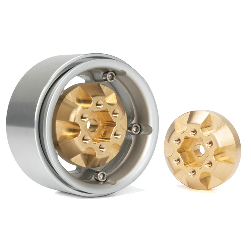 Set 2 Cân Bằng Bánh Xe Bằng Đồng Thau Cho 1.9 Inch Rims 1 / 10 Axial SCX10 TRX4