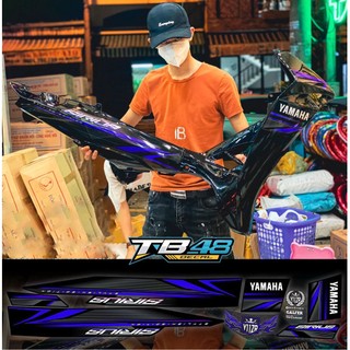 Tem Xe Sirius áo đen mẫu zin