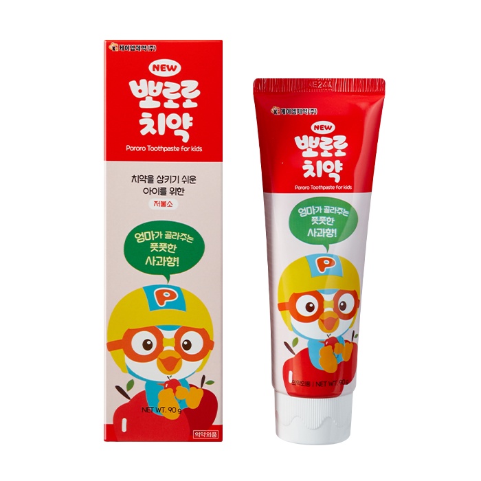 Kem Đánh Răng Cho Trẻ Em New PORORO Toothpaste For Kids 90g
