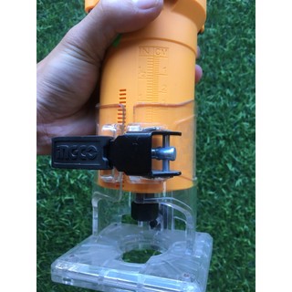 Máy soi gỗ cầm tay, máy phay cắt mép 600W INGCO PLM6001 mũi phay 1/4 inch (6mm)