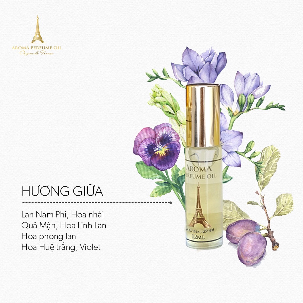 Nước Hoa Pháp AromaDior Jadore Nữ Tính, Nồng Nàn, Gọi Cảm