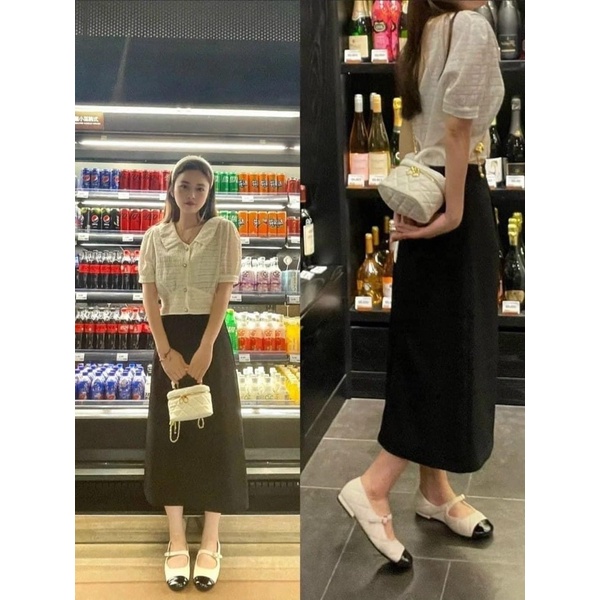 Giày búp bê bệt CNK Fullbox tag TQXK