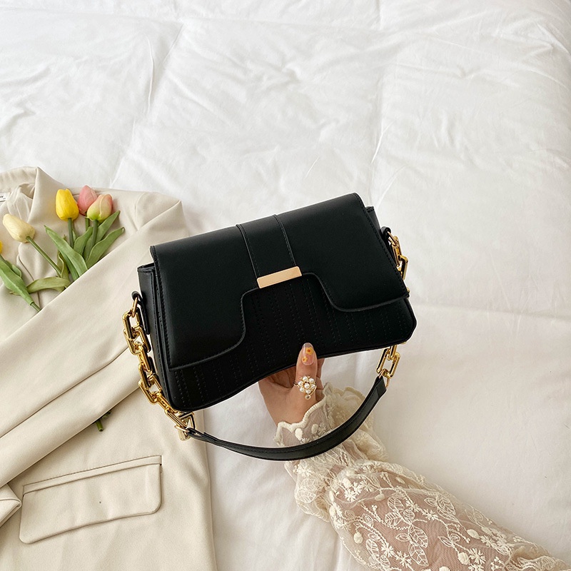 Có thể bán buôn Túi xách PU Đơn giản Công suất lớn đeo vai hình vuông nhỏ đa năng hợp thời trang để mua sắm tại nơi làm việc Ilikebag Hàng giao ngay