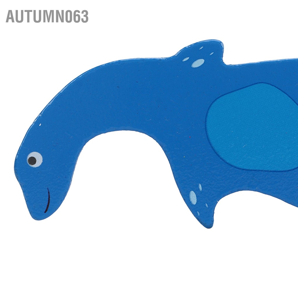 Autumn063 Bộ xếp chồng khối khủng long đầy màu sắc Cải thiện khả năng phối hợp Khối cân bằng gỗ Đồ chơi giáo dục