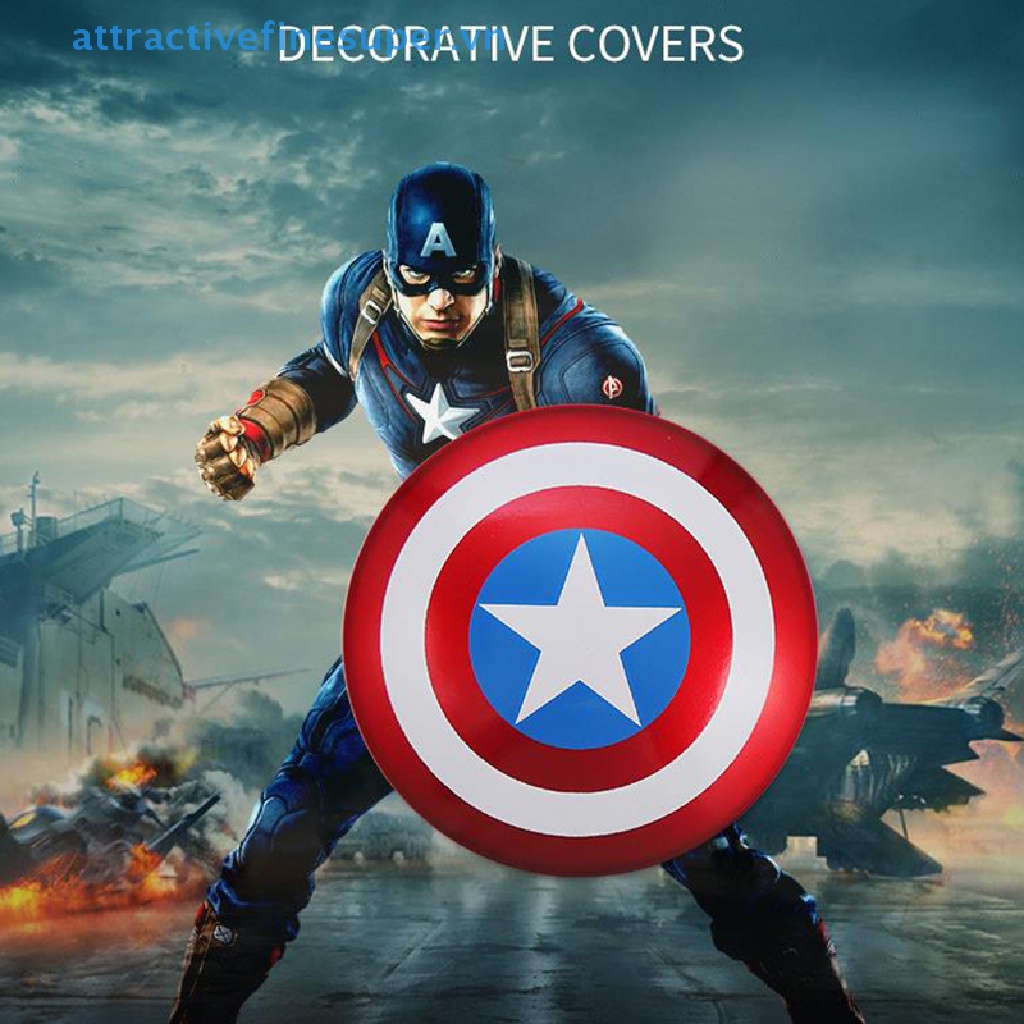 Vỏ Bọc Nút Công Tắc Khởi Động Xe Hơi Hình Captain America
