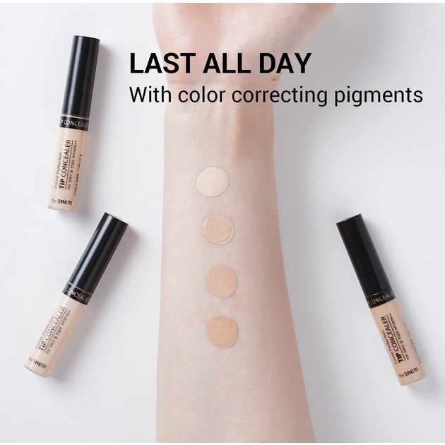 Kem che khuyết điểm The Saem Cover Perfection Tip Concealer