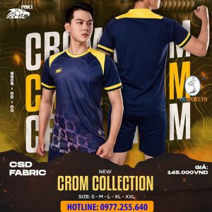 Quần Áo Thương Hiệu RIKI CROM Chất Lượng Cao Cấp, Áo Đá Bóng Không Logo - Vicsport