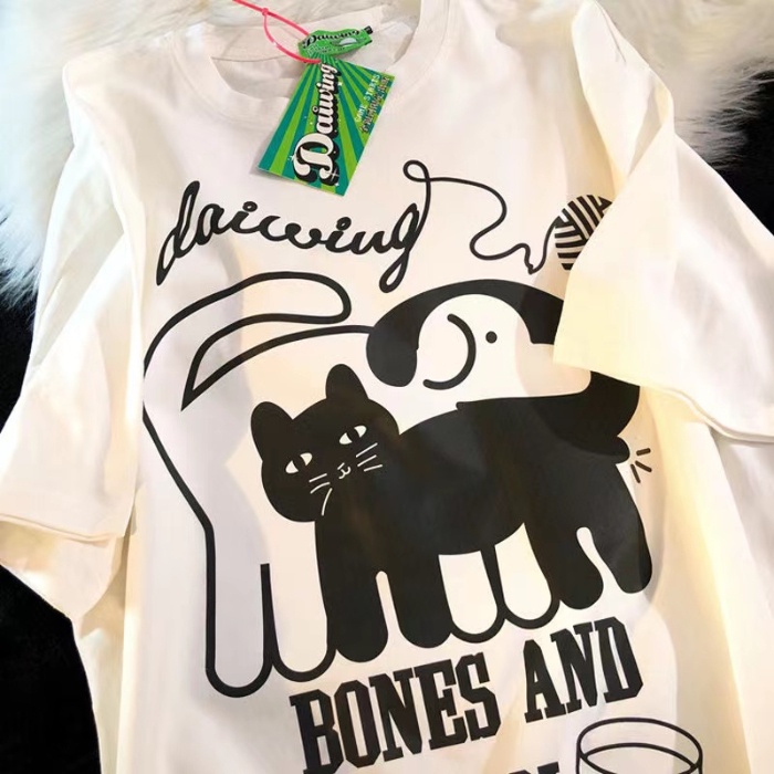 NRVP Áo Thun 100% Cotton Tay NgắN Plus Size Cho Nam Và Nữ