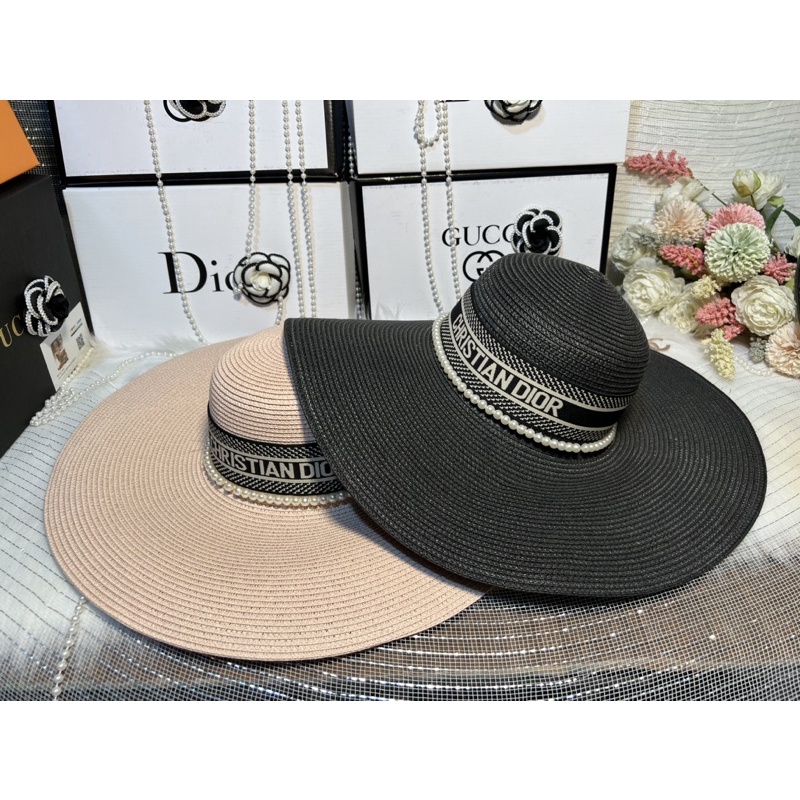 Mũ Cói thời trang đi biển Vành Rộng Mũ đẹp sang trọng