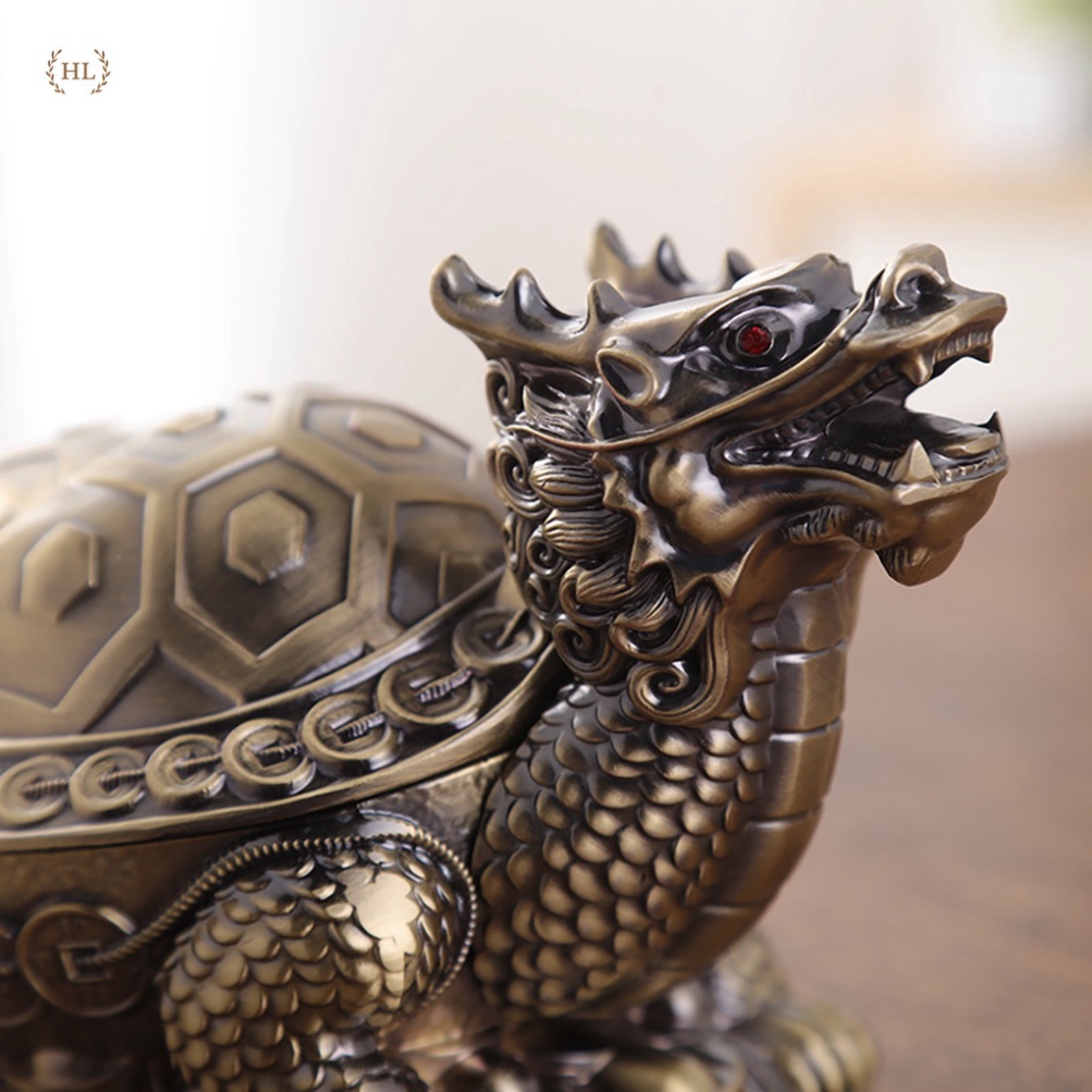 GẠT TÀN Rùa lân | GẠT TÀN RÙA | Gạt tàn rồng thân rùa như ý cát tường - Đại Phúc - Lộc Thọ , đồ gia dụng thông minh, tiệ